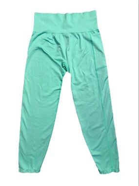 PINK Victoria’s Secret Seamless Ribbed High Waist Leggings Mint Green M